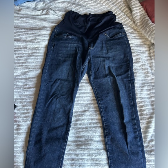 2 pairs of maternity jeans and 1 pair of maternity jean shorts. - Picture 7 of 10